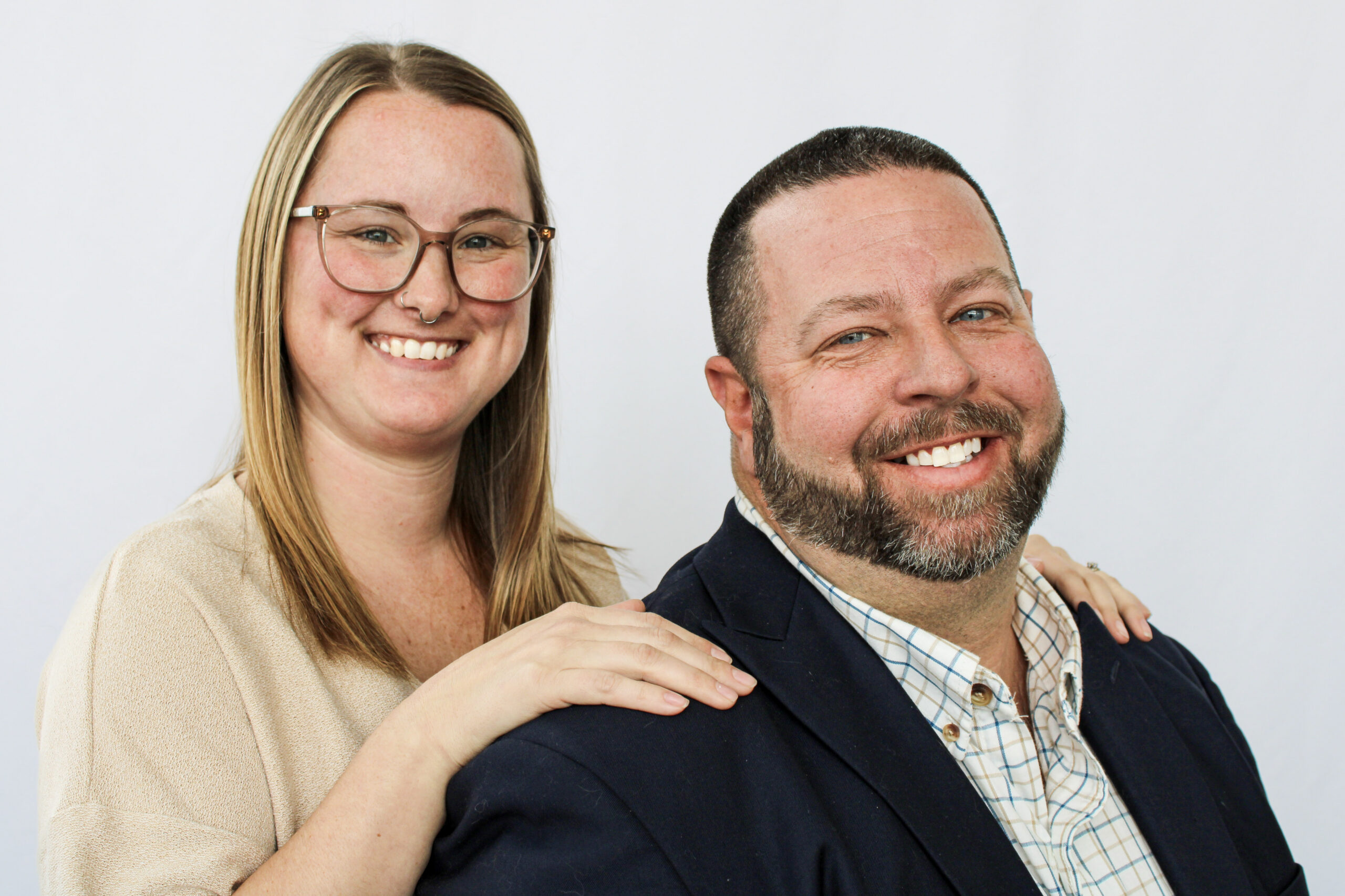 Headshot of Troy Hicks & Lauren Davis